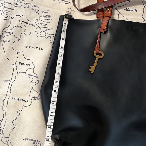 Fossil black tote - Picture 5 of 8